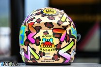 Daniel Ricciardo's helmet for the 2020 Tuscan Grand Prix