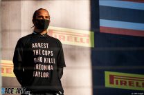 FIA may investigate Hamilton over Breonna Taylor T-shirt worn on podium