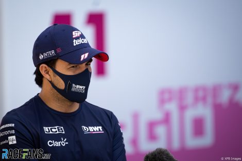 Sergio Perez, Racing Point, Sochi Autodrom, 2020