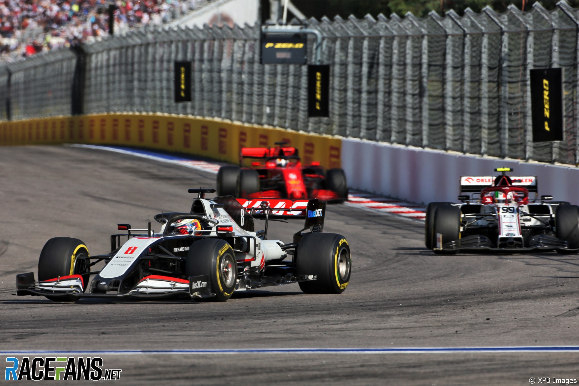 Romain Grosjean, Haas, Sochi Autodrom, 2020