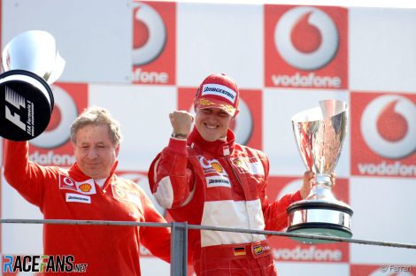 Michael Schumacher, Jean Todt, Ferrari, Monza, 2006