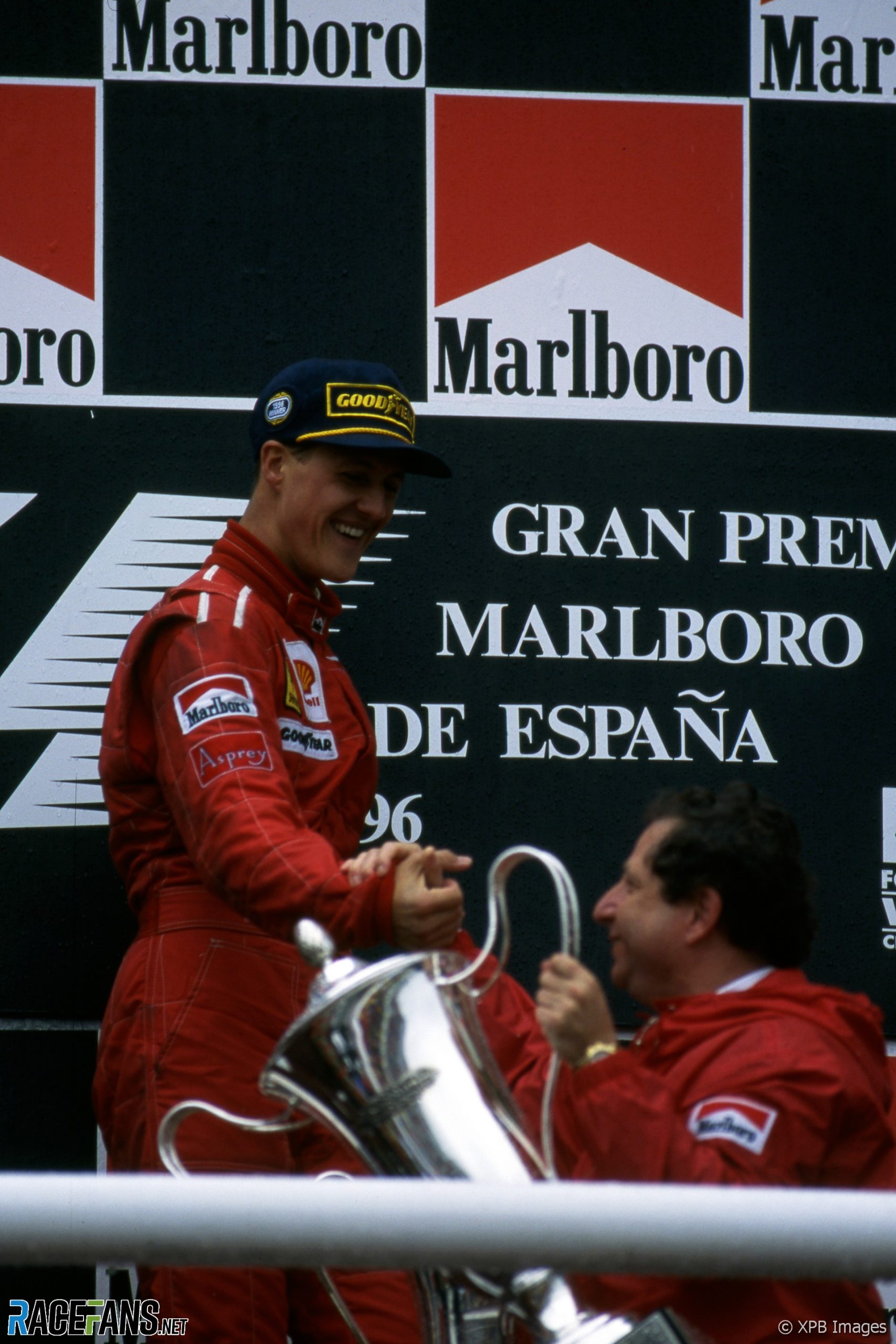 Michael Schumacher, Jean Todt, Circuit de Catalunya, 1996