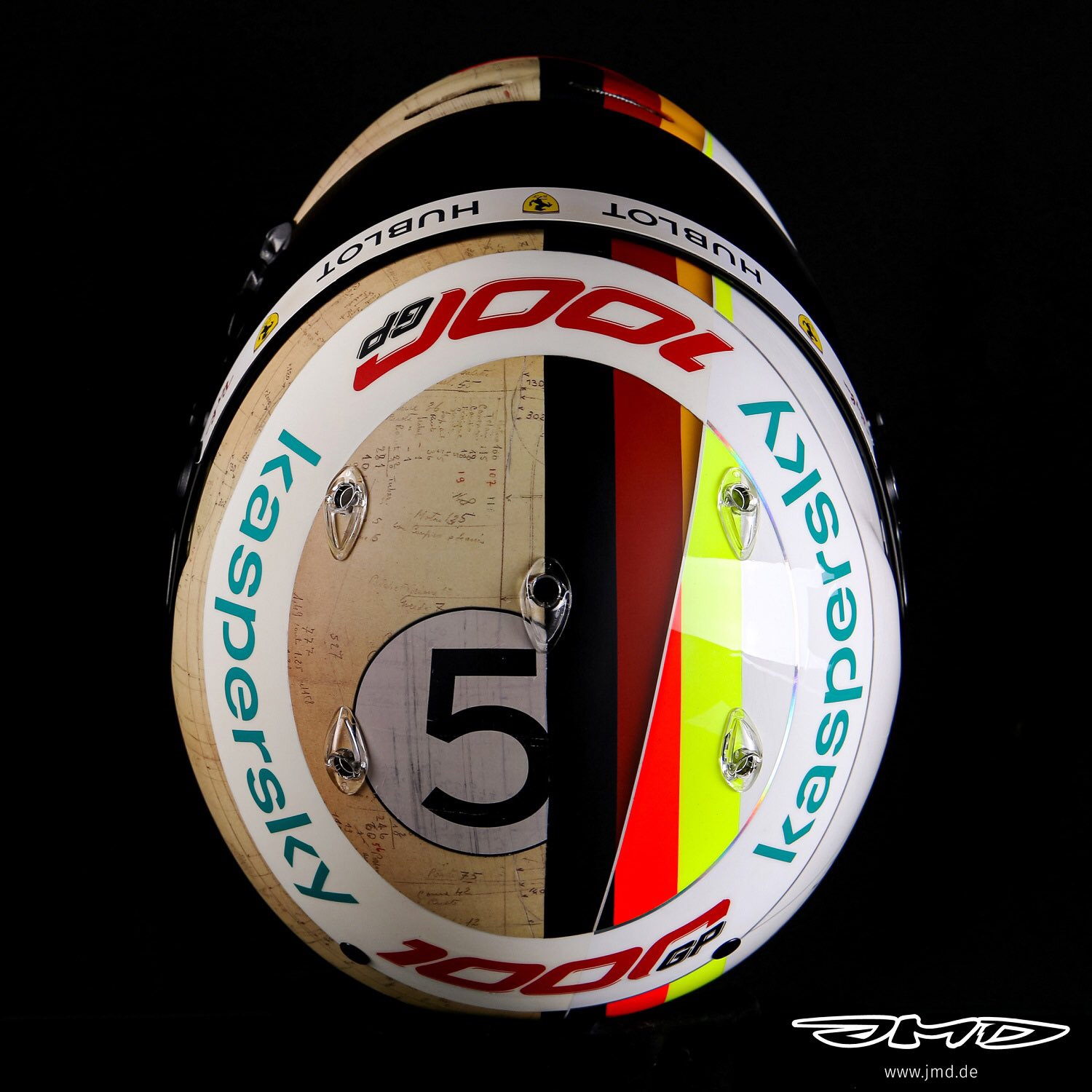 Sebastian Vettel's helmet for the 2020 Tuscan Grand Prix