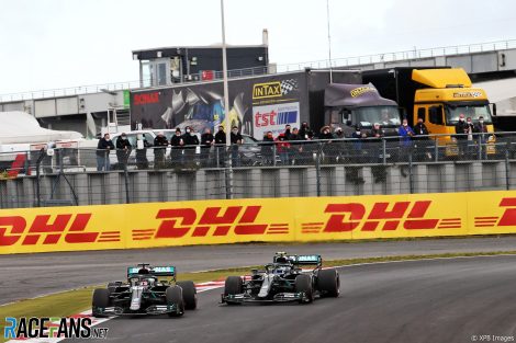 Lewis Hamilton, Valtteri Bottas, Mercedes, Nurburgring, 2020