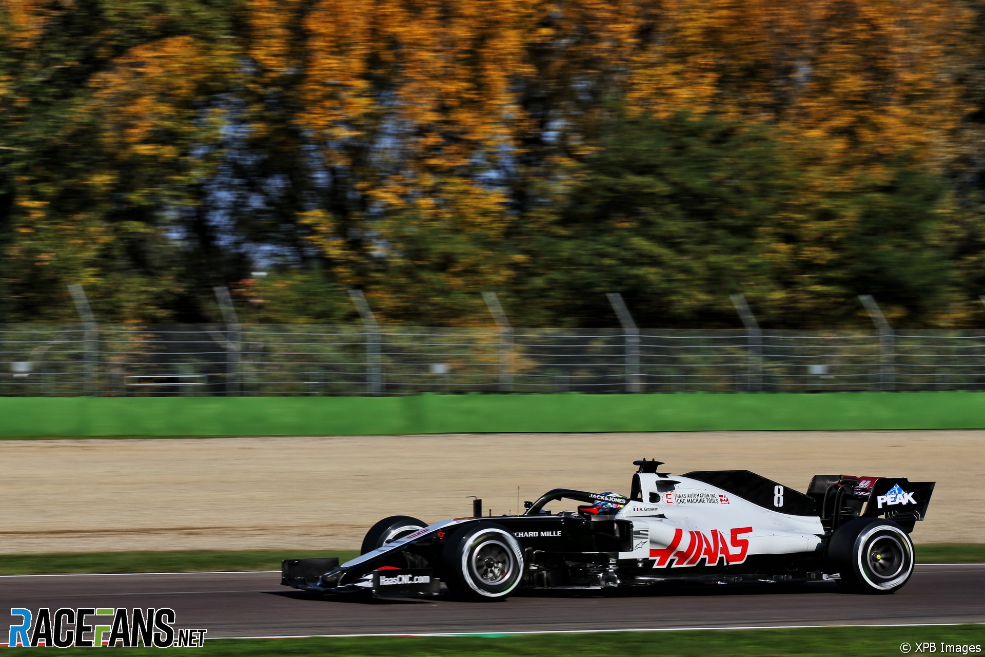 Romain Grosjean, Haas, Imola, 2020