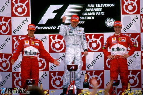 Mika Hakkinen beat Michael Schumacher to win the 1998 championship