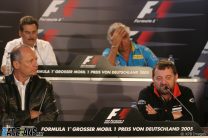 Formula 1 Grand Prix, Germany, Press Conference