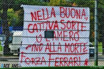 Ferrari banner, Imola, 2020