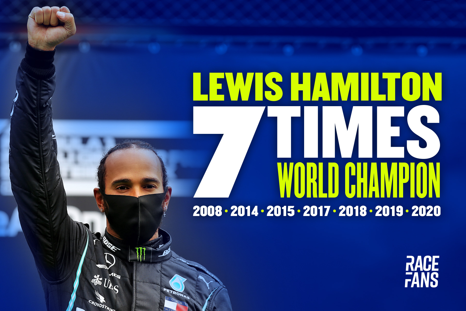 Lewis Hamilton, seven times Formula 1 world champion