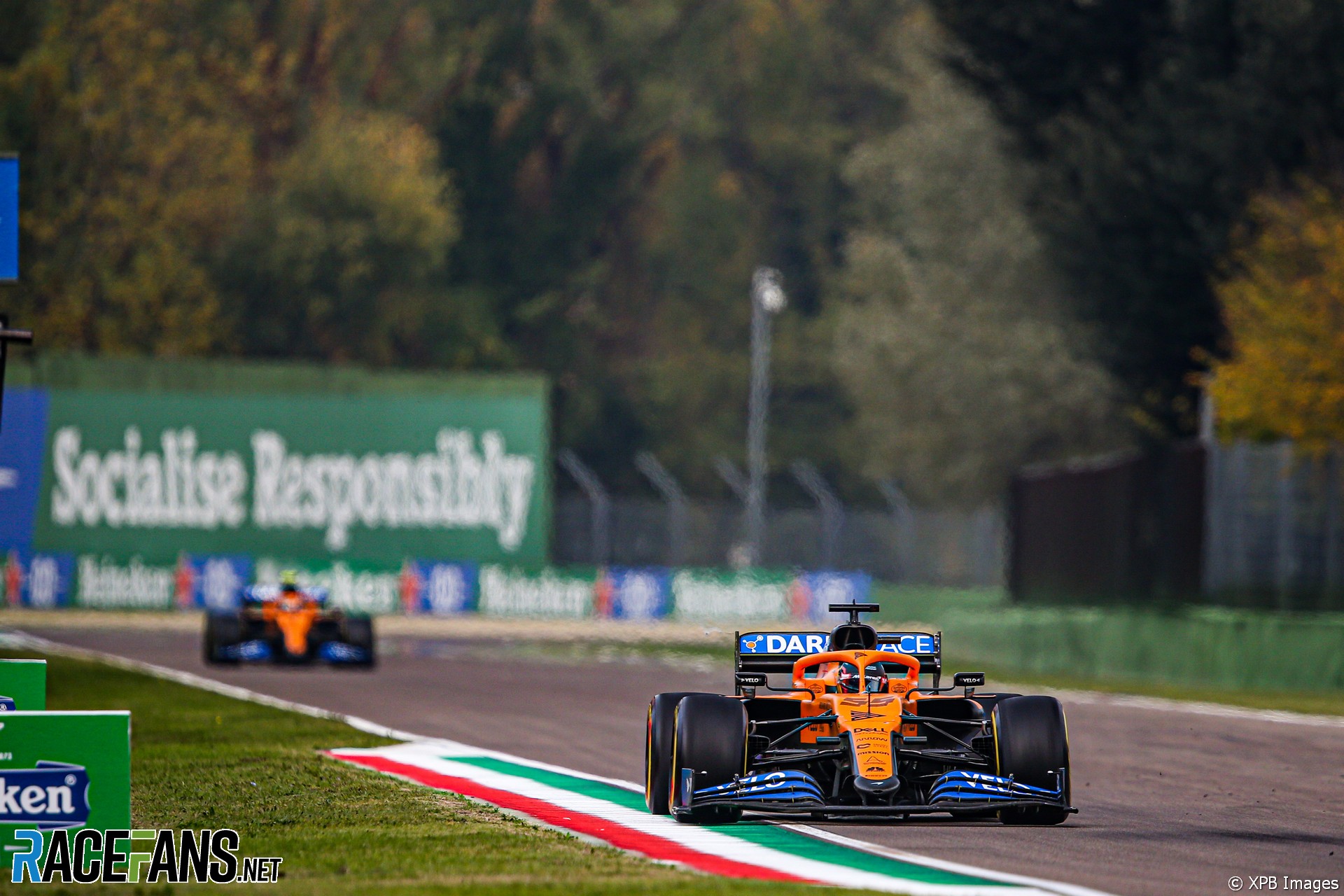 Carlos Sainz Jnr, McLaren, Imola, 2020