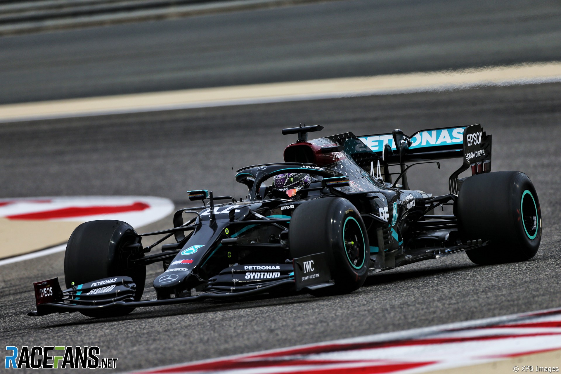 Lewis Hamilton, Mercedes, Bahrain International Circuit, 2020
