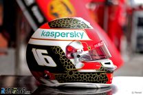 Charles Leclerc’s 2020 Bahrain Grand Prix helmet design