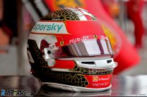 Charles Leclerc's 2020 Bahrain Grand Prix helmet design