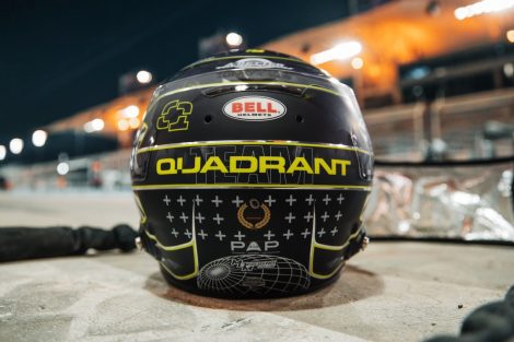 Lando Norris's 2020 Bahrain Grand Prix helmet design