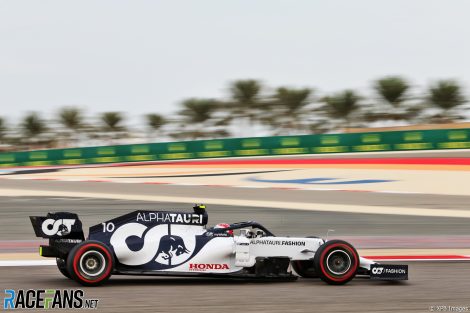 Pierre Gasly, AlphaTauri, Bahrain International Circuit, 2020