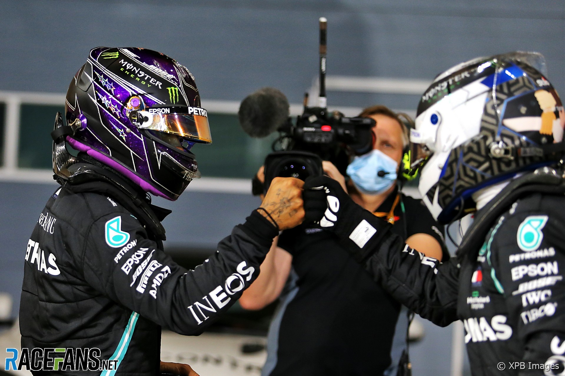 Lewis Hamilton, Mercedes, Bahrain International Circuit, 2020