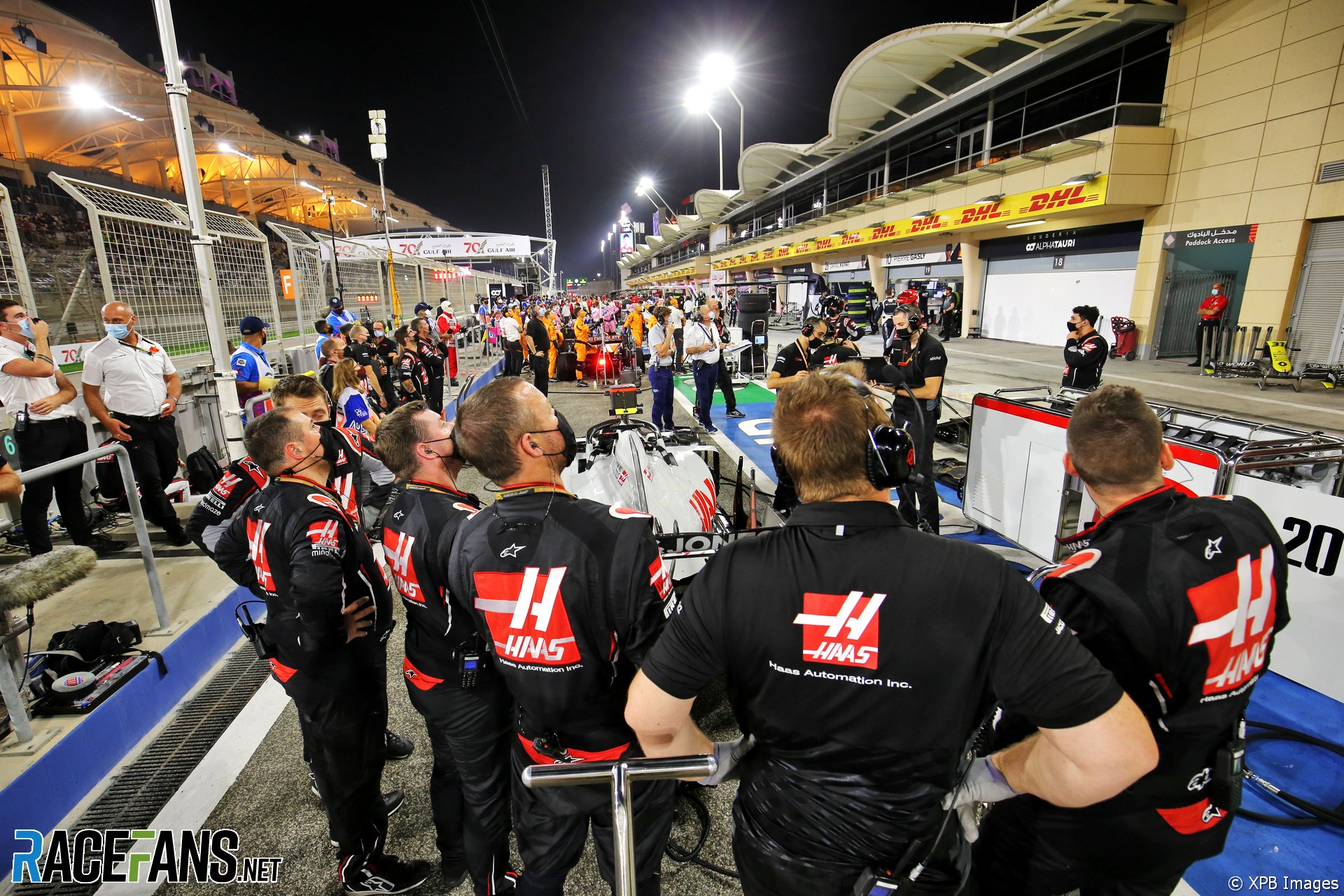 Haas, Bahrain International Circuit, 2020