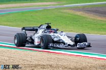 Pictures: Tsunoda stunned by F1 performance after damp Imola test