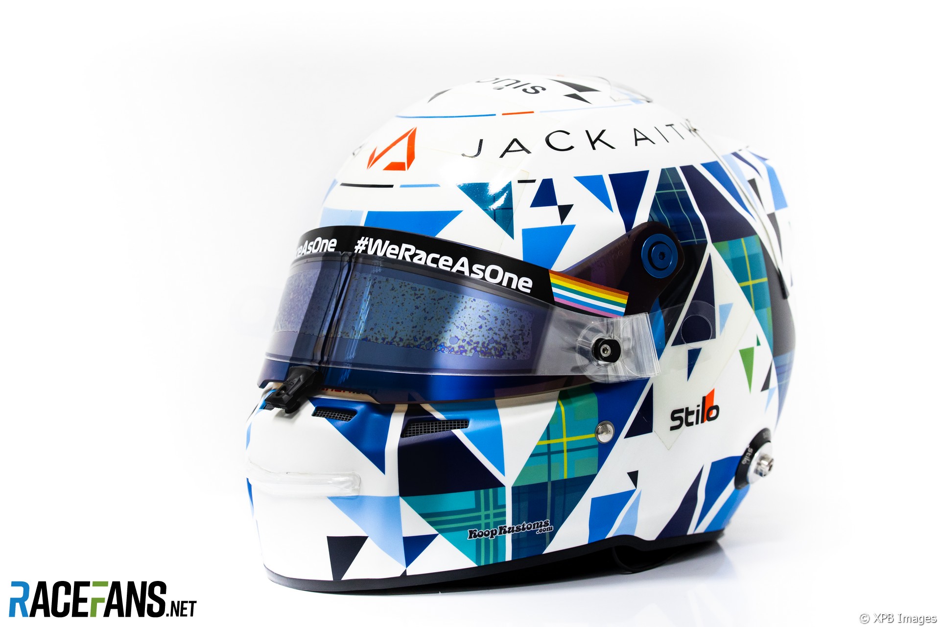 Jack Aitken's helmet, Bahrain International Circuit, 2020