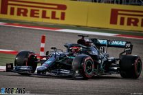 Russell fastest on his Mercedes debut, Bottas fourth after damaging car