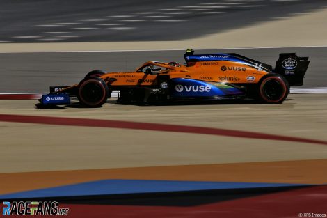 Lando Norris, McLaren, Bahrain International Circuit, 2020