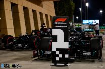 Bottas “slightly disappointed in myself” despite pole, impressed by Russell