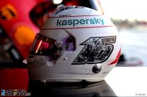Charles Leclerc’s 2020 Abu Dhabi Grand Prix helmet