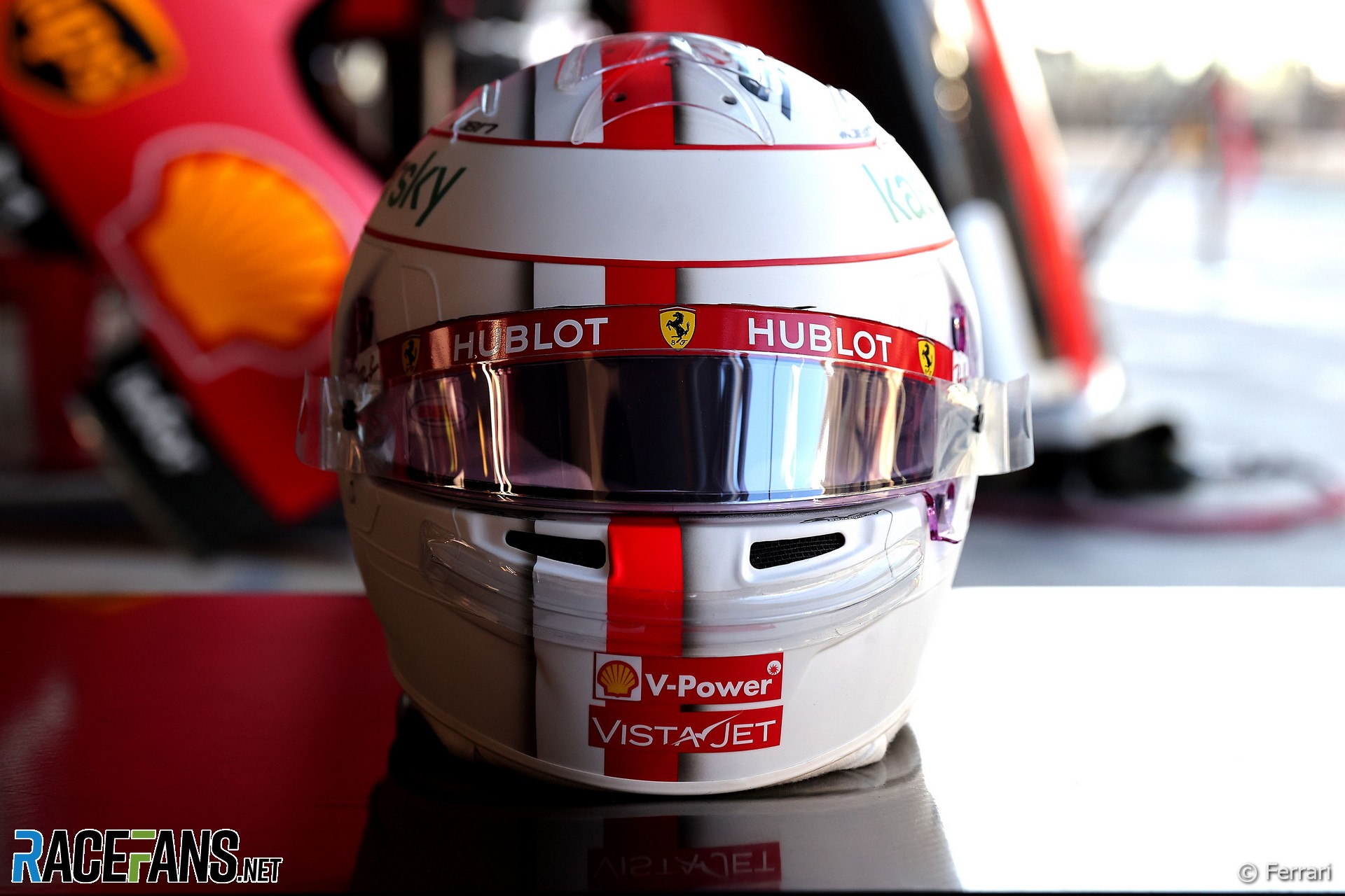 Charles Leclerc's 2020 Abu Dhabi Grand Prix helmet