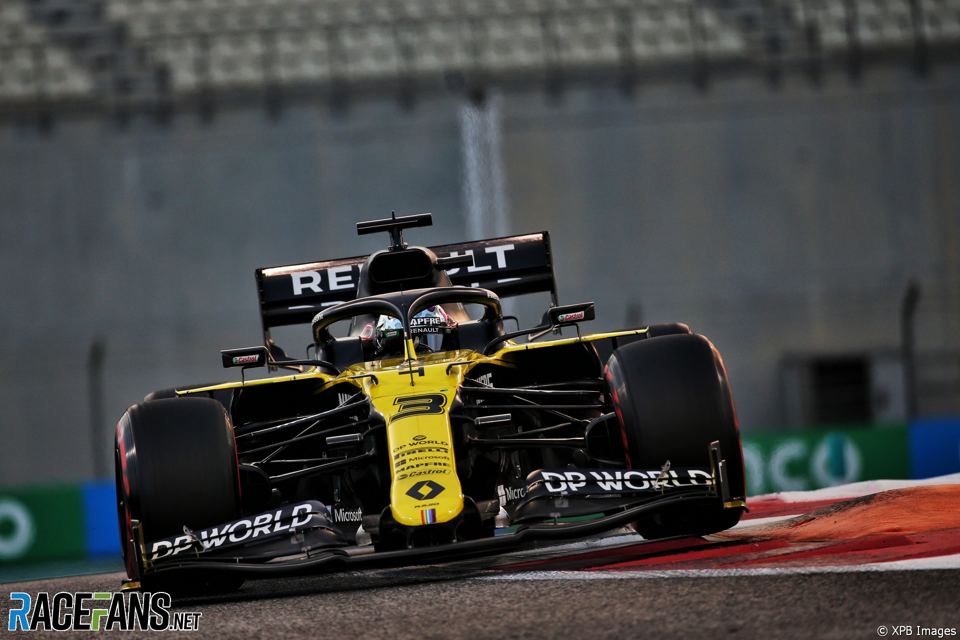 Daniel Ricciardo, Renault, Yas Marina, 2020