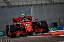 Charles Leclerc, Ferrari, Yas Marina, 2020