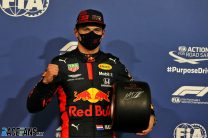 Verstappen thrilled to end run of “frustrating” qualifying sessions with pole