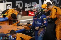 Lando Norris, McLaren, on the grid
