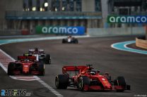 Sebastian Vettel, Ferrari, Yas Marina, 2020