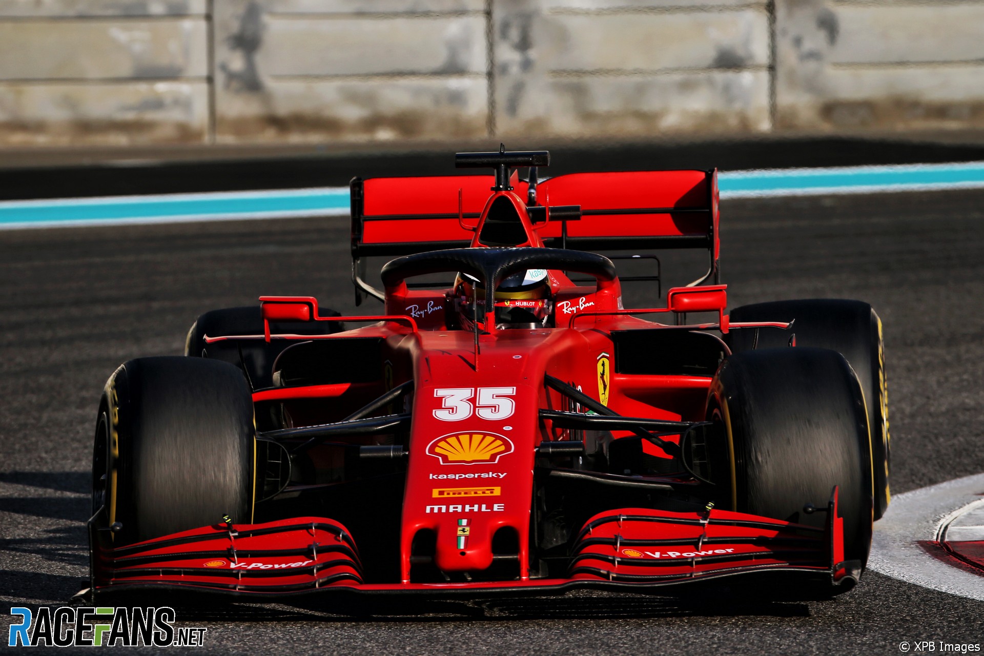 Robert Shwartzman, Ferrari, Yas Marina, 2020