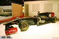 2011 Lotus Renault GP black and gold F1 car livery