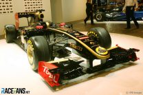 2011 Lotus Renault GP black and gold F1 car livery