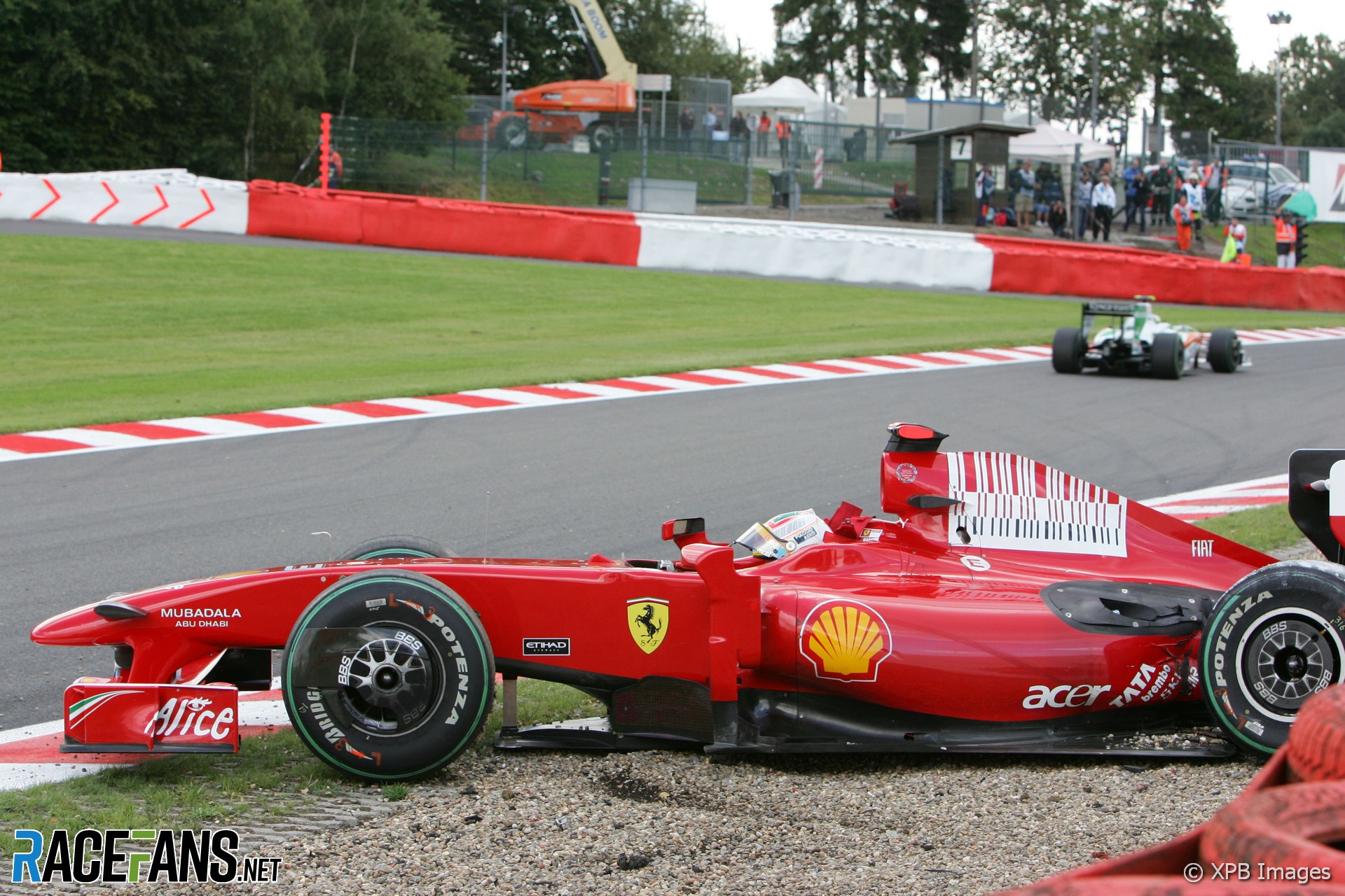 Luca Badoer, Ferrari, Spa, 2009