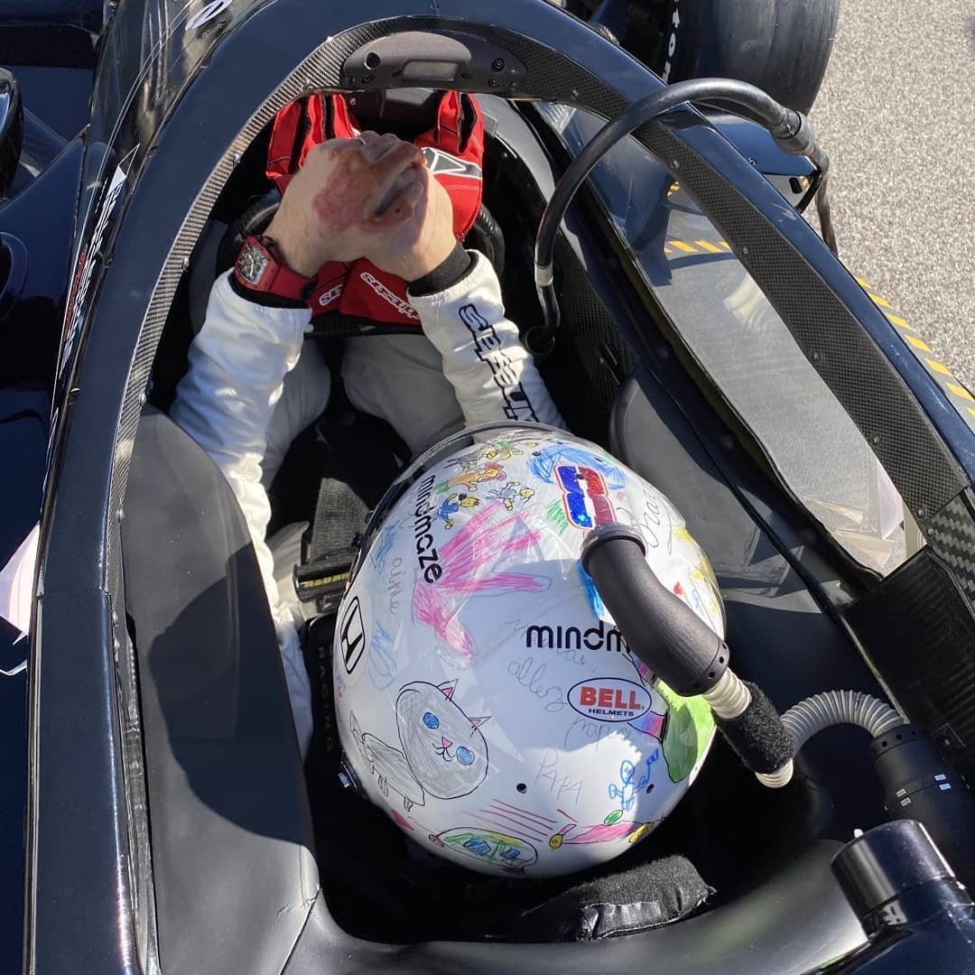 Grosjean has returned to racing in IndyCar