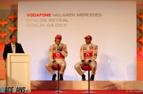 Vodafone McLaren Mercedes MP4-26 Launch