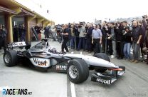McLaren MP4-16 launch, Valencia, 2001