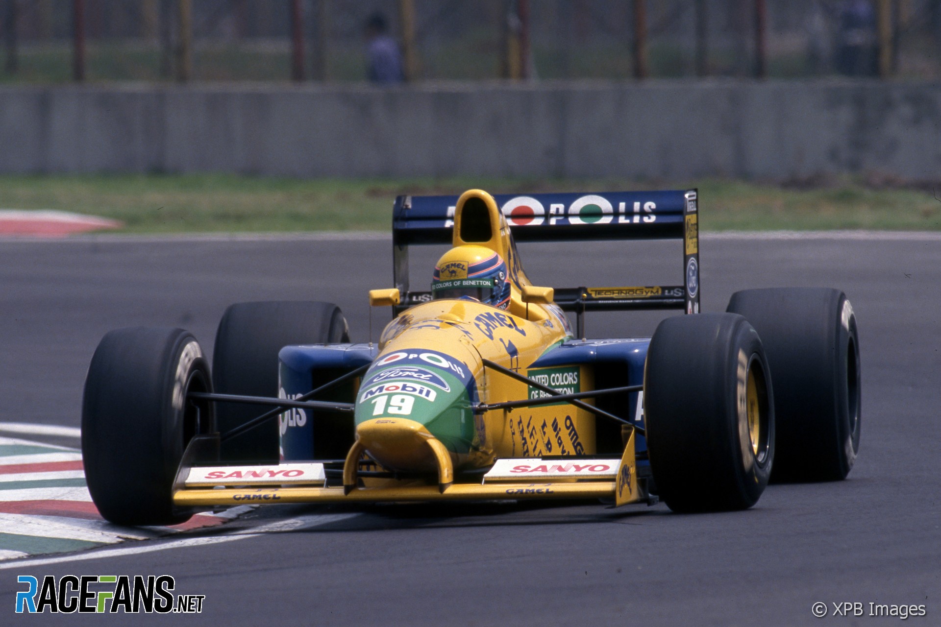 Roberto Moreno, Benetton, Autodromo Hermanos Rodriguez, 1991