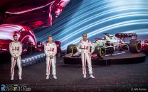 Antonio Giovinazzi, Kimi Raikkonen, Robert Kubica, Alfa Romeo launch, 2021