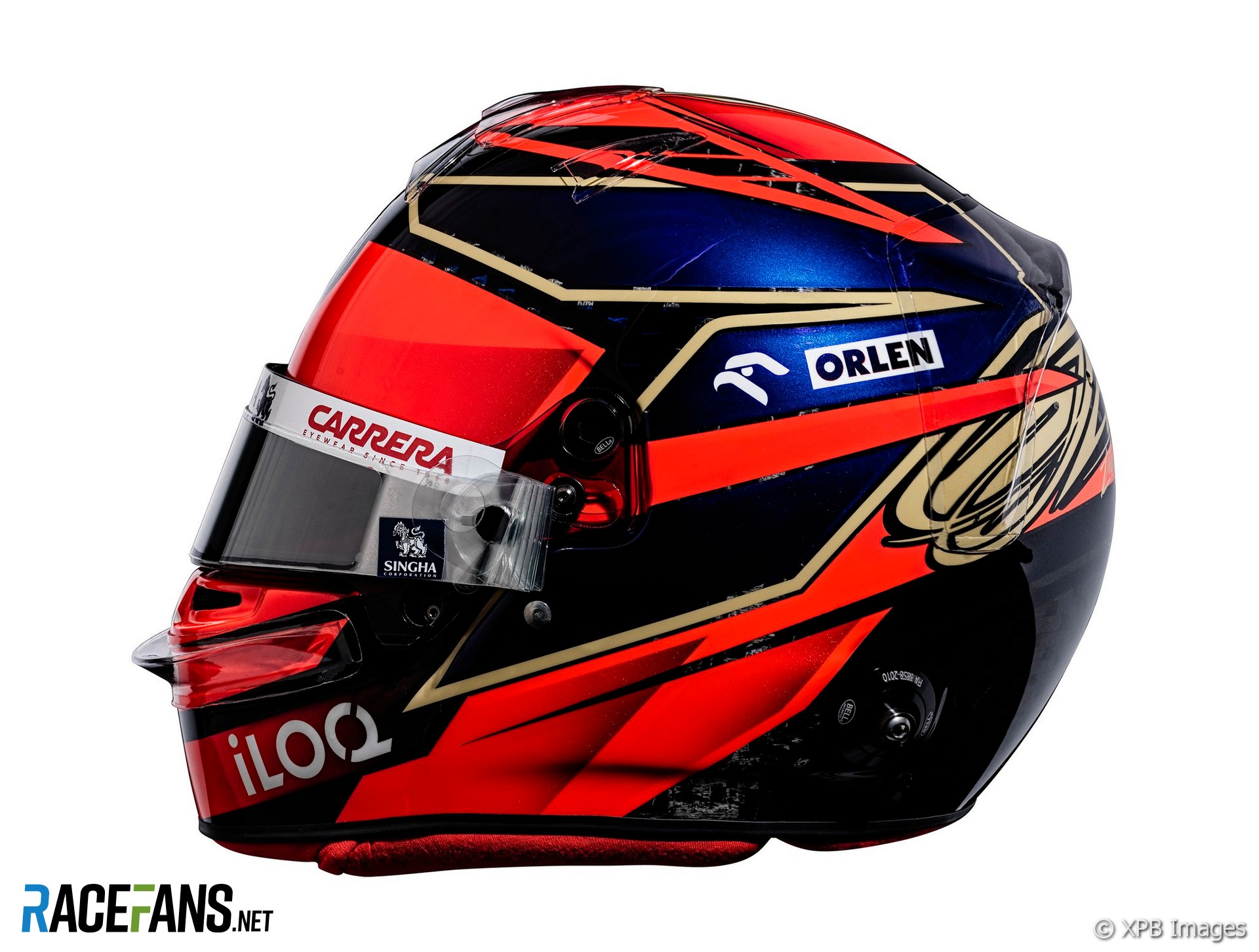 Kimi Raikkonen's 2021 F1 Helmet
