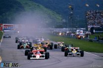Start, Brazilian Grand Prix, Jacarepagua, 1989