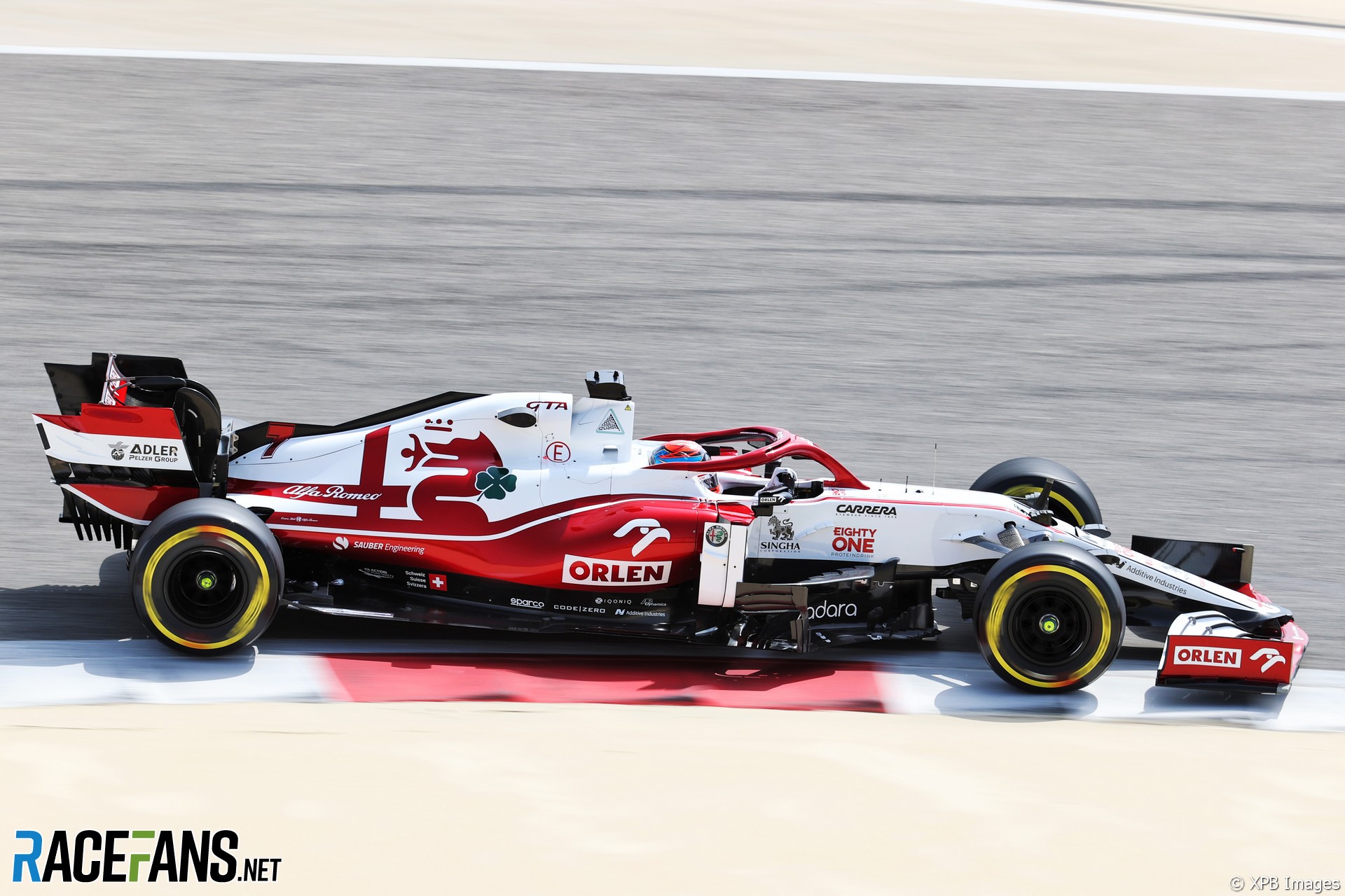 Kimi Raikkonen, Alfa Romeo, Bahrain International Circuit, 2021