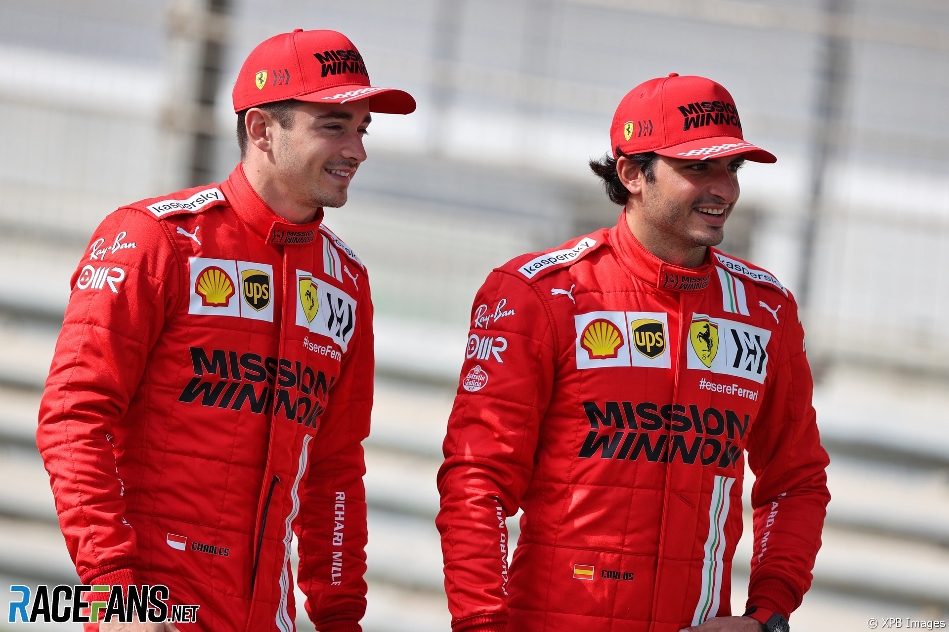 Charles Leclerc, Carlos Sainz Jnr, Ferrari, Bahrain International Circuit, 2021