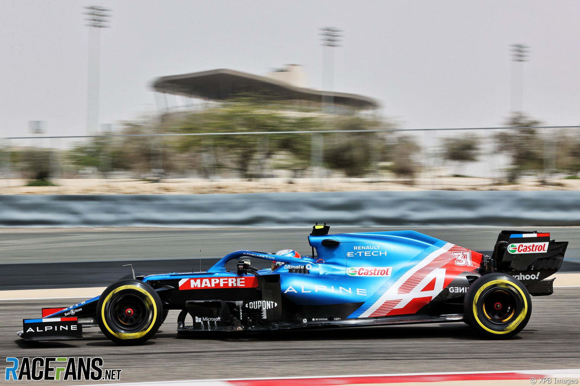 Esteban Ocon, Alpine, Bahrain International Circuit, 2021