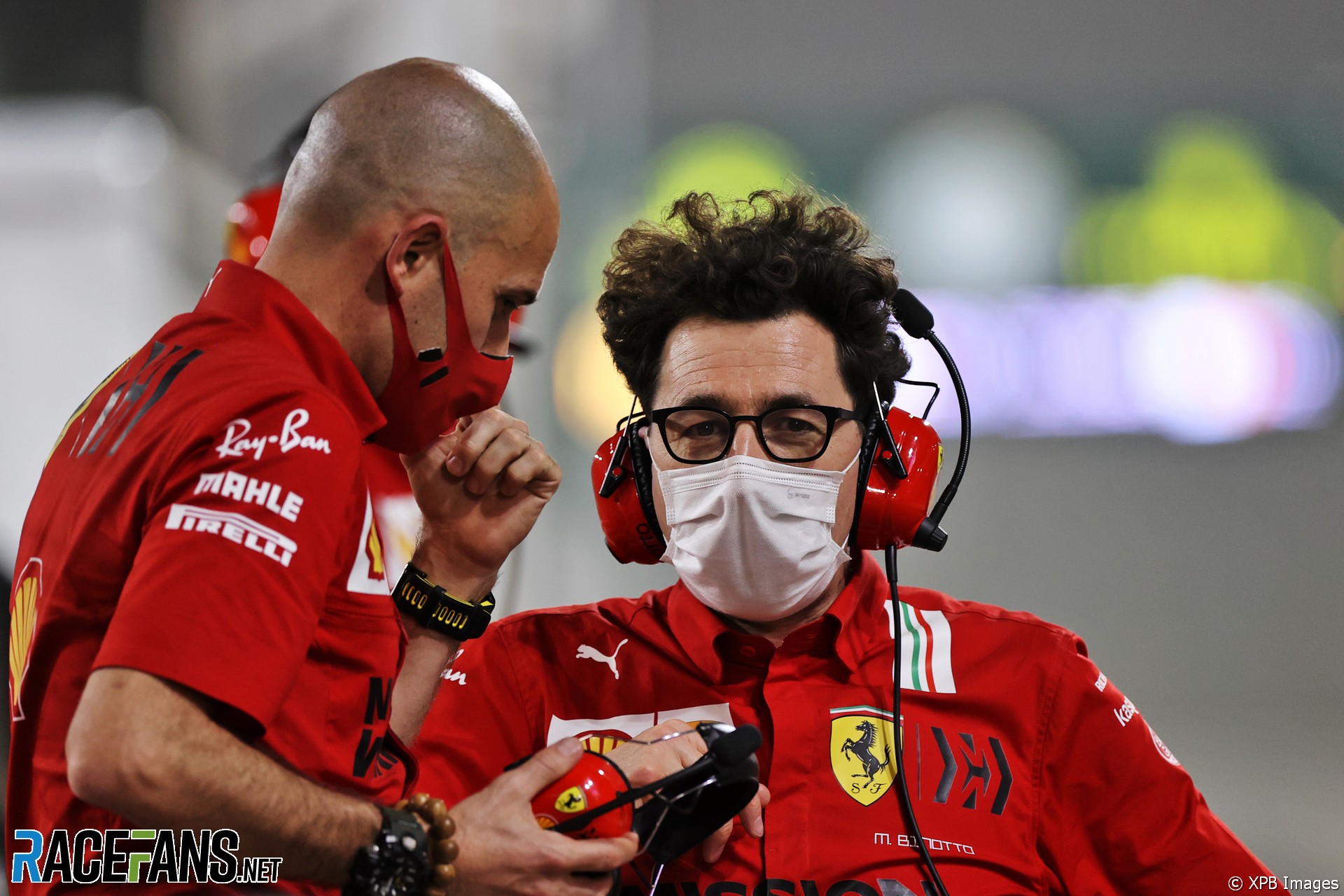 Mattia Binotto, Ferrari, Bahrain International Circuit, 2021