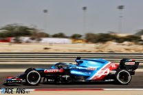 Fernando Alonso, Alpine, Bahrain International Circuit, 2021