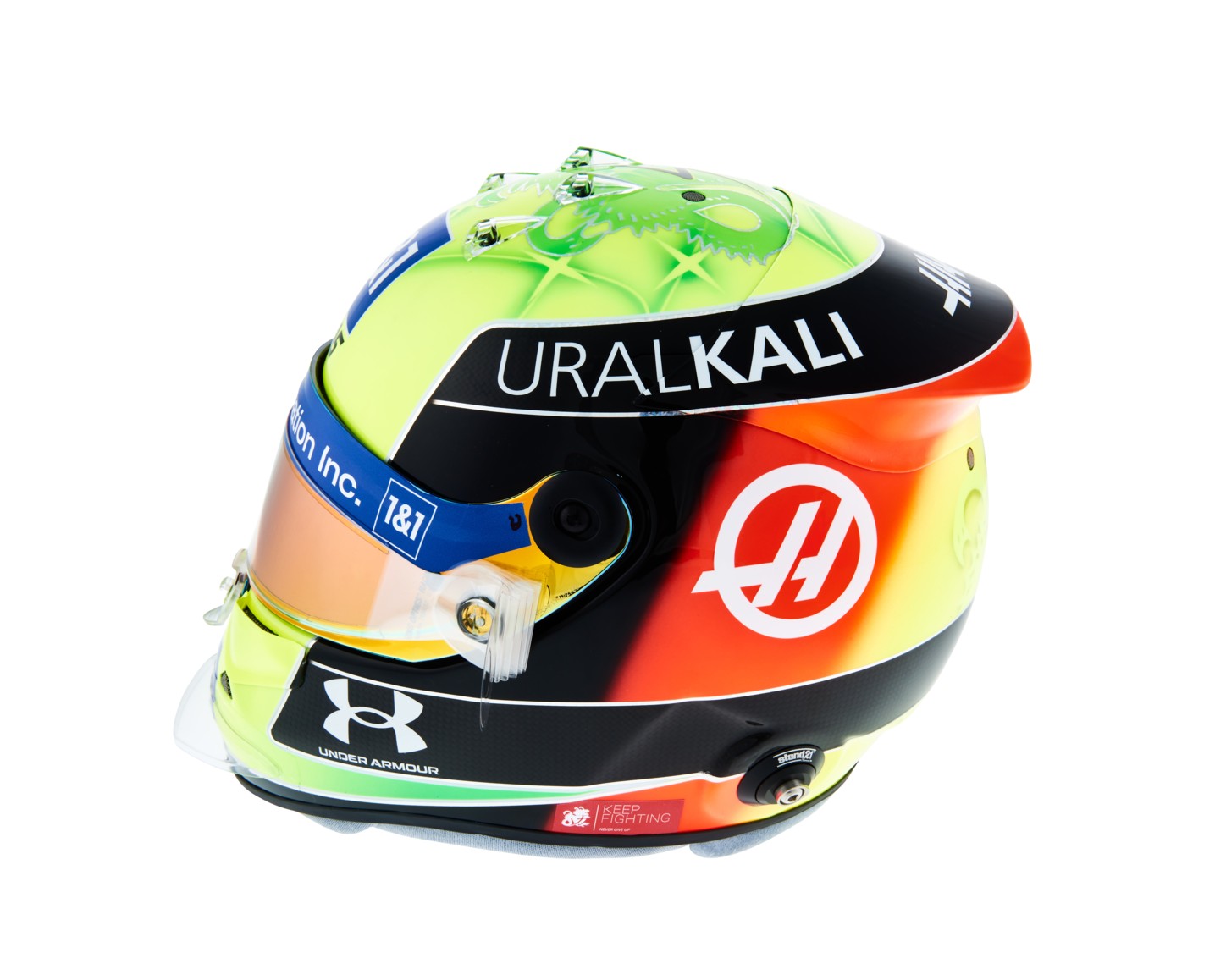 Mick Schumacher’s 2021 F1 helmet